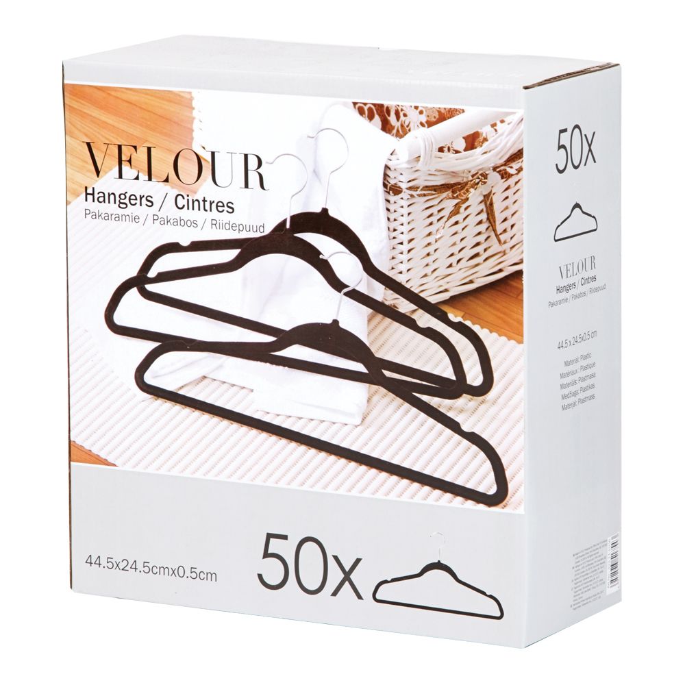 VELOUR riidepuud 50 tk.