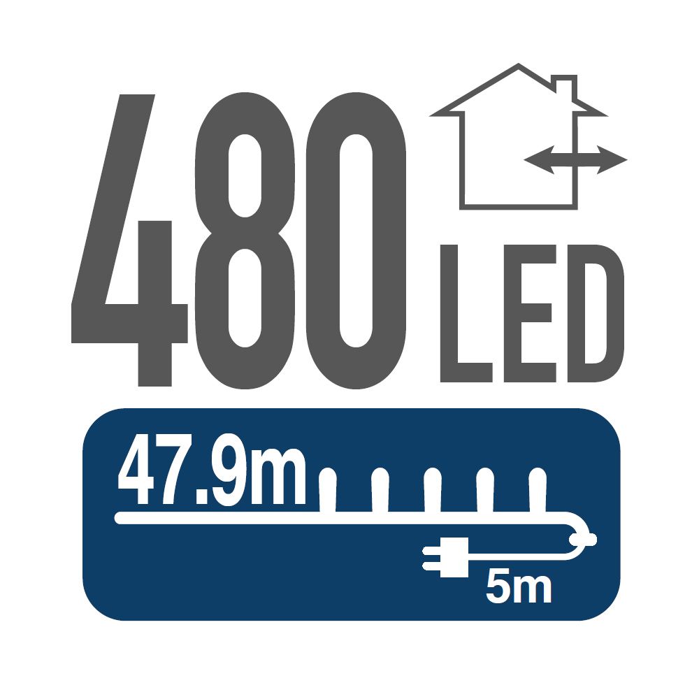 BORA 480 LED nöörvalgusti