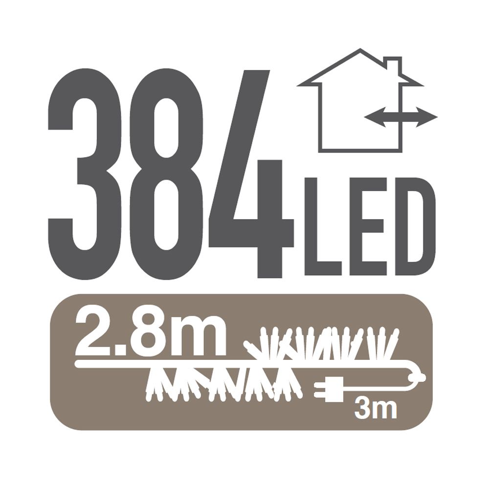 SAGI 384 LED nöörvalgusti