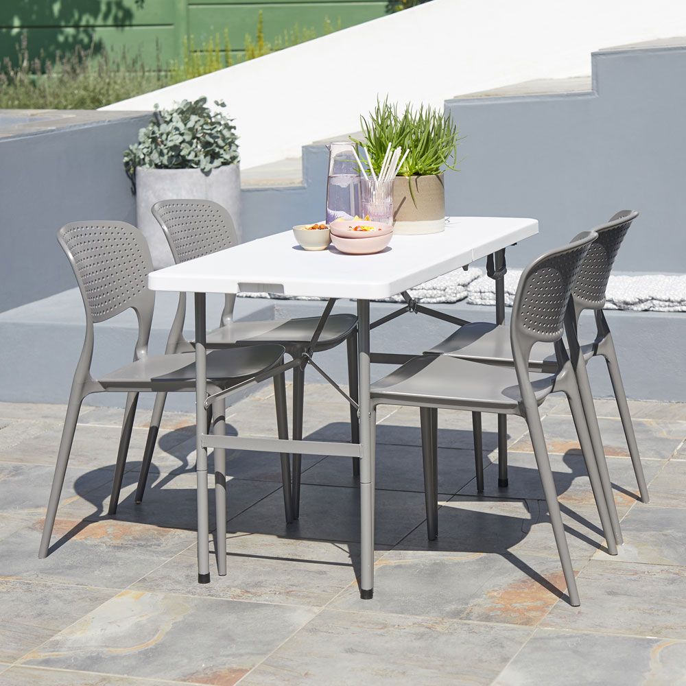 HOLMEN kokkupandav laud 60x122x74cm JYSK Alati head pakkumised