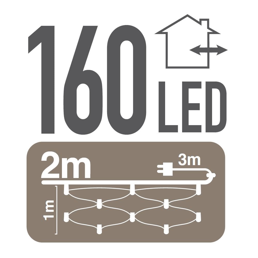 SAGI 160 LED valgusvõrk