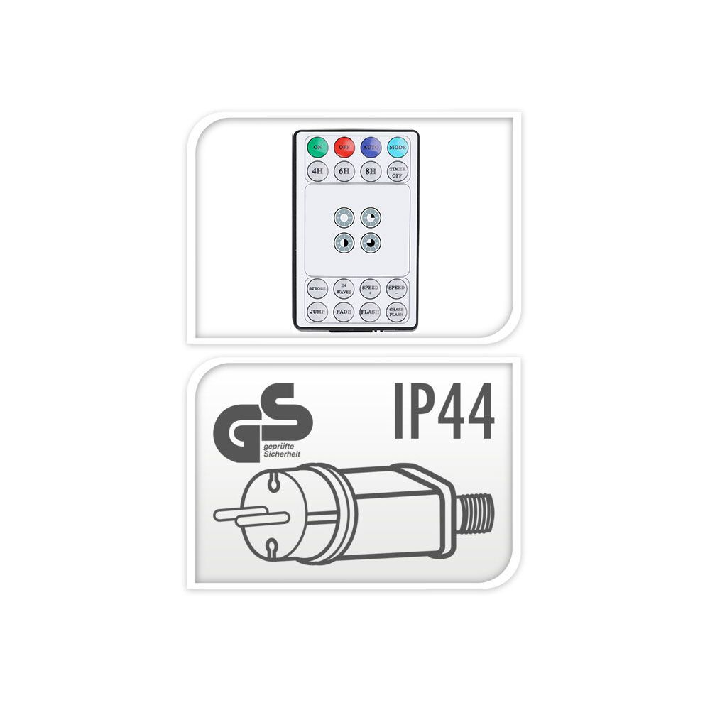 SOLEN 400 LED valguskardin
