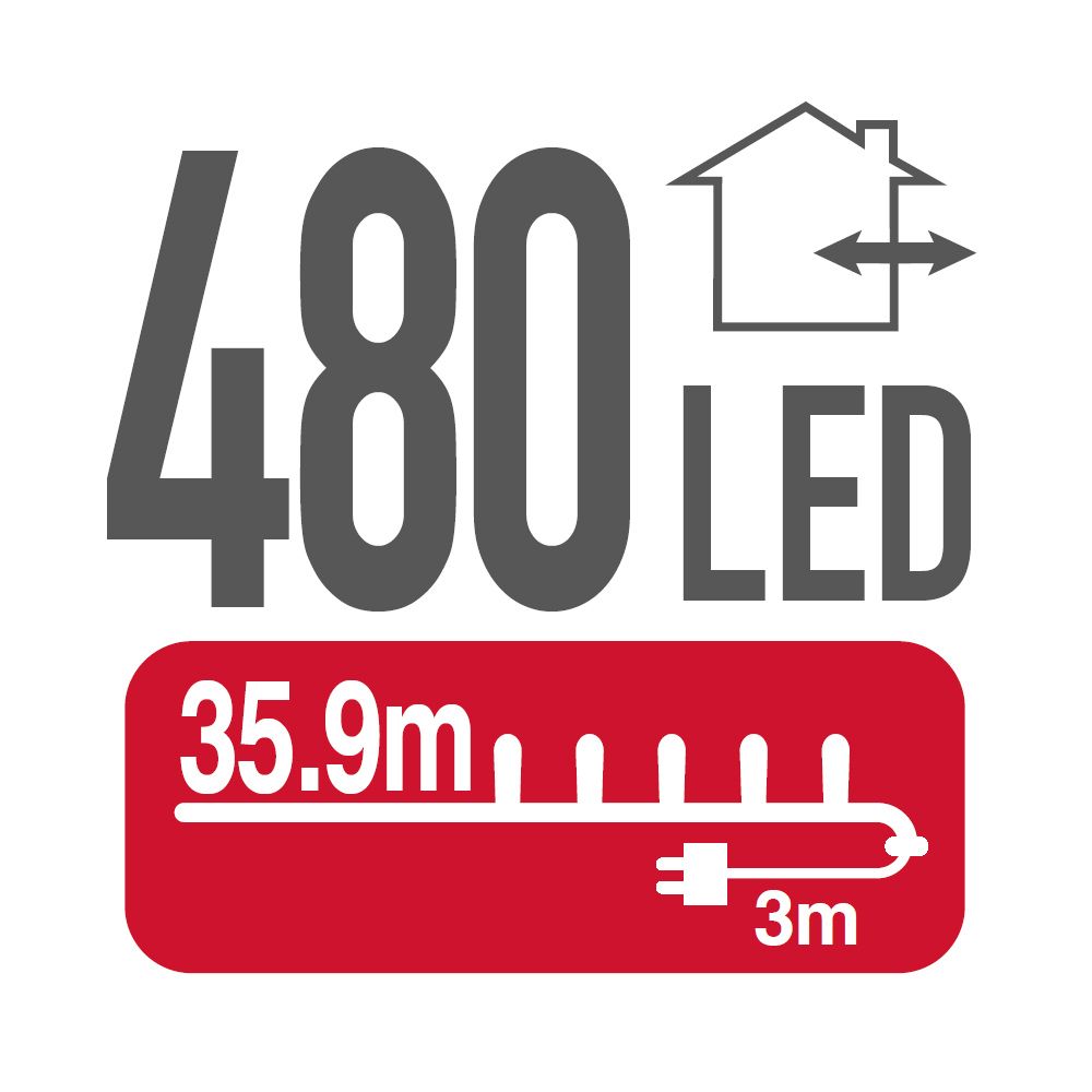 KOLLA nöörvalgusti 480 LED