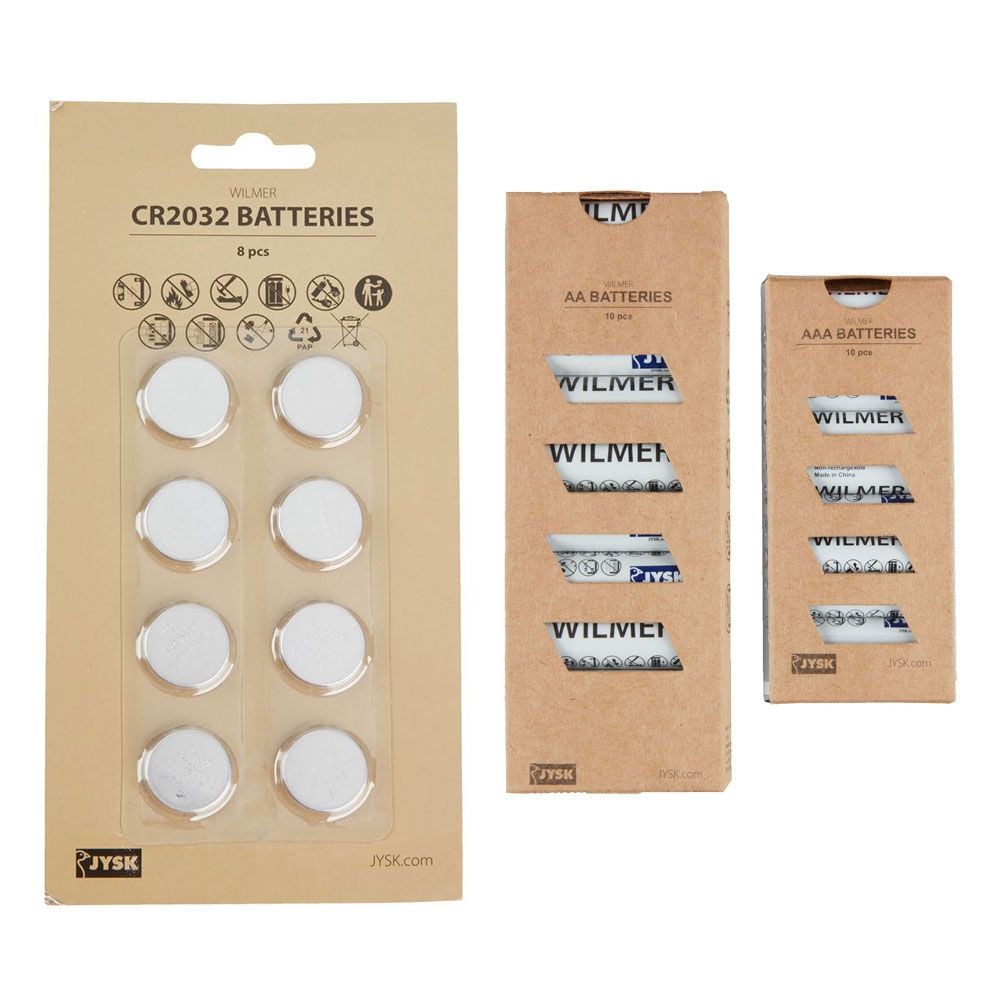 WILMER patareid CR2032, 8 tk