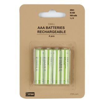 EIMILL laetavad akupatareid AAA, 4 tk