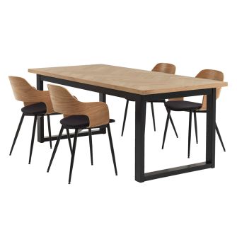 AGERSKOV+HVIDOVRE 4 söögitoa komplekt