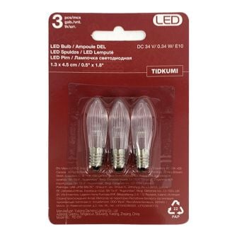 TIDKUMI LED pirnid 3tk