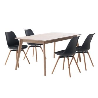 KALBY+KASTRUP 4 söögitoa komplekt