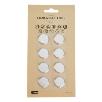 WILMER patareid CR2032, 8 tk