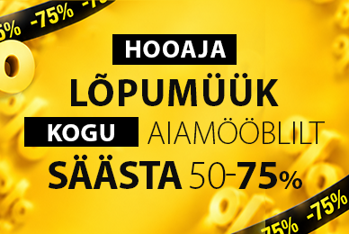 Hooaja lõpumüük SÄÄSTA 50-75%